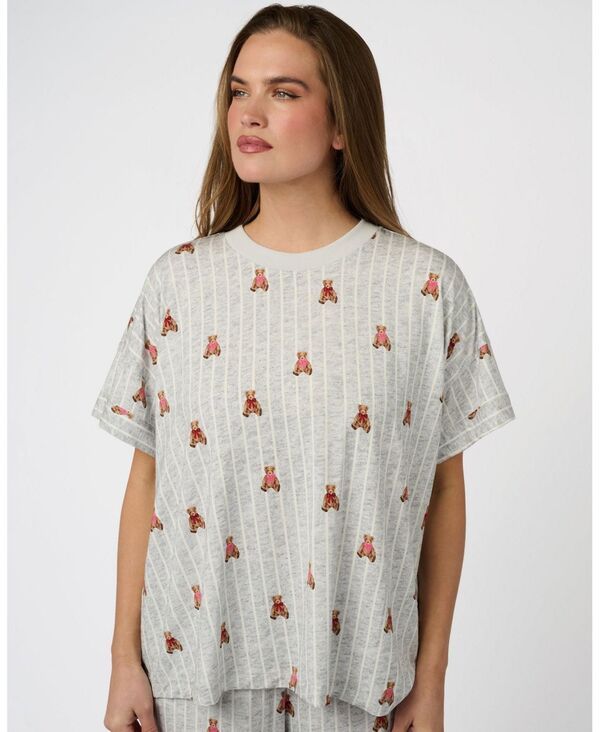 【送料無料】 ウィ ウォー ワット レディース ナイトウェア アンダーウェア Womens Sleep Tee Heather grey mt