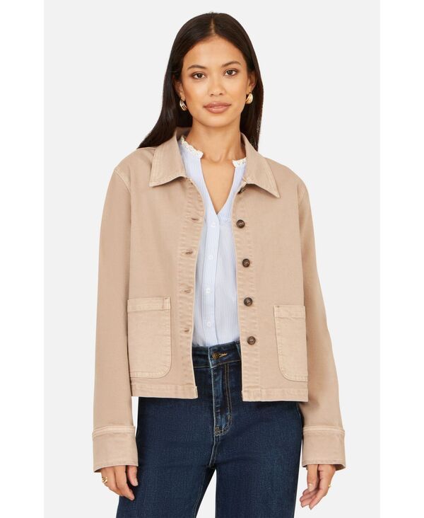 【送料無料】 ユミキム レディース ジャケット・ブルゾン アウター Womens Canvas Patch Pocket Jacket Beige