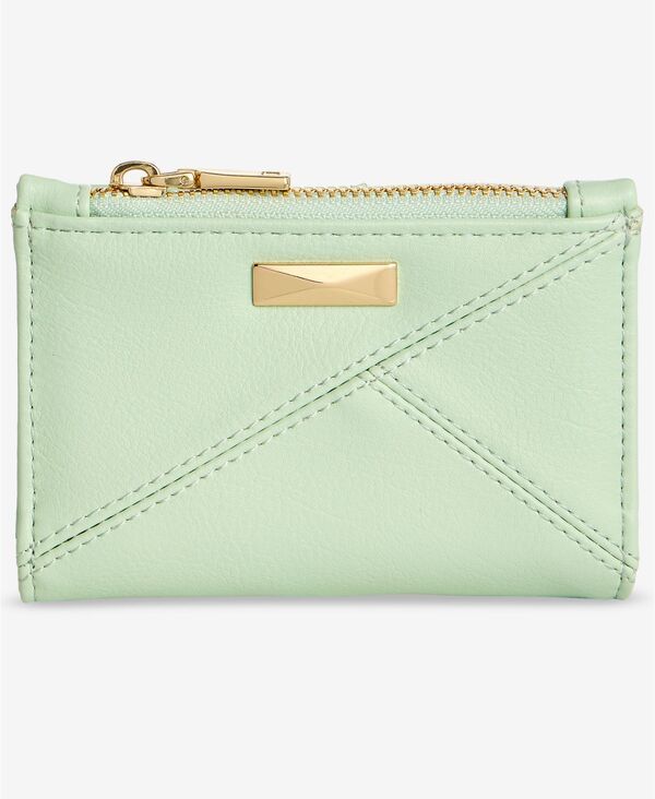 【送料無料】 アイエヌシー インターナショナル コンセプト レディース 財布 アクセサリー Ashlinn Geometric Wallet Exclusively at Macys Fuzzy Green
