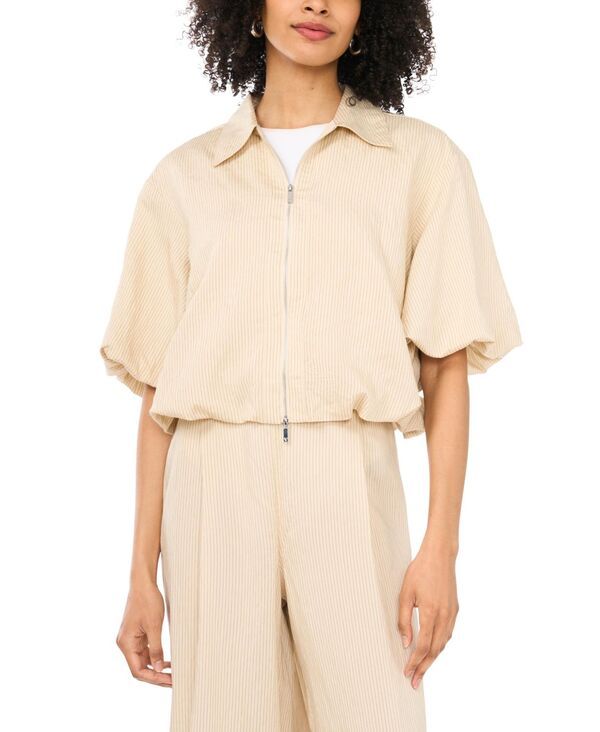 【送料無料】 ヴィンスカムート レディース ジャケット・ブルゾン アウター Womens Cropped Collared Neck Jacket Birch
