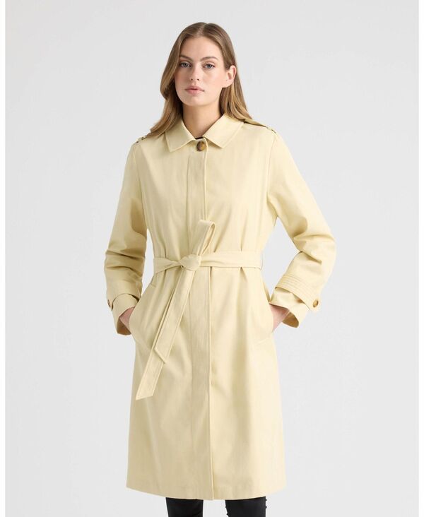【送料無料】 エレントレイシー レディース ジャケット・ブルゾン アウター Womens Double Breasted Trench Coat Butter