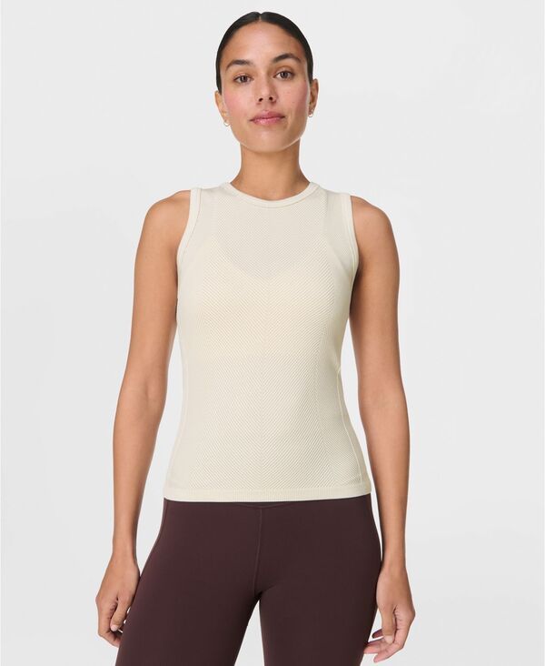 【送料無料】 スウェッティベティ レディース タンクトップ トップス Womens Sleeveless Tank Top Cloudwhite Dustybeige