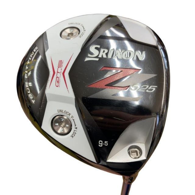 【中古】 ダンロップ SRIXON Z525 ブラック 9.5° ドライバー DR Tour AD GT-6 (フレックスS) メンズ 男性用 右利き 右用 Cランク ゴルフクラブ