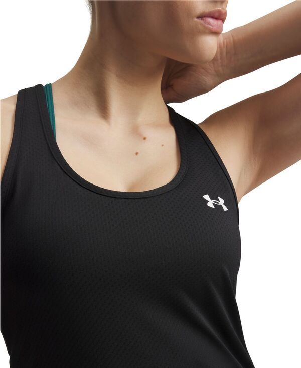【送料無料】 アンダーアーマー レディース タンクトップ トップス Womens PullOn Sleeveless Racer Mesh Tank Top Black 【送料無料】 アンダーアーマー レディース タンクトップ トップス Womens PullOn Sleeveless Racer Mesh Tank Top Black