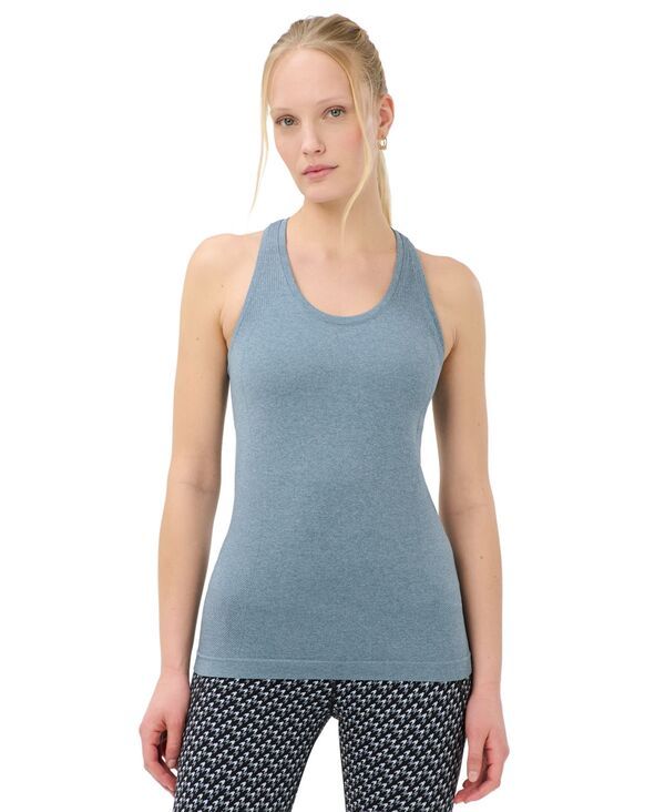 【送料無料】 スウェッティベティ レディース タンクトップ トップス Womens Athlete Seamless Workout Tank Top Glacierblue Luxeblue Marl
