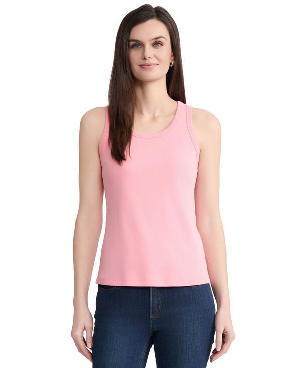 【送料無料】 ジョーンズニューヨーク レディース タンクトップ トップス Womens Round Neck Tank Top Coral Canyon