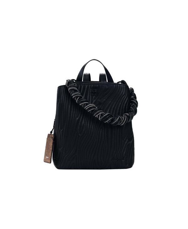 【送料無料】 デジグアル レディース バックパック・リュックサック バッグ Womens Small backpack with embossed design Black