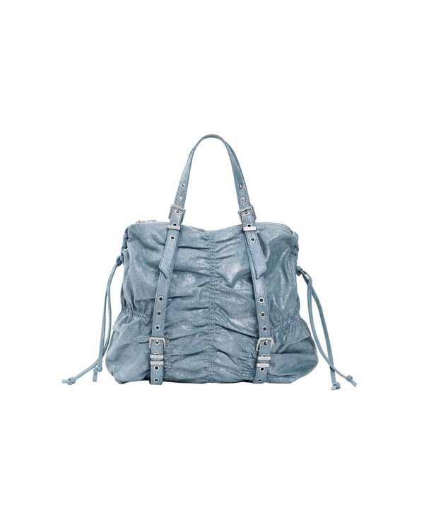 【送料無料】 デジグアル レディース バックパック・リュックサック バッグ Womens Medium Ruched Denim Backpack Blue