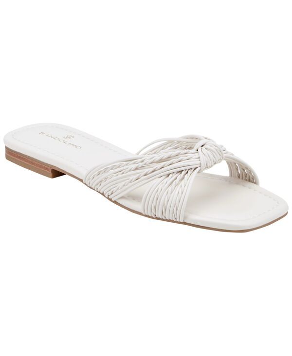 【送料無料】 バンドリーノ レディース スリッポン・ローファー シューズ Womens Sella Knotted Flat SlipOn Sandals Chic Cream