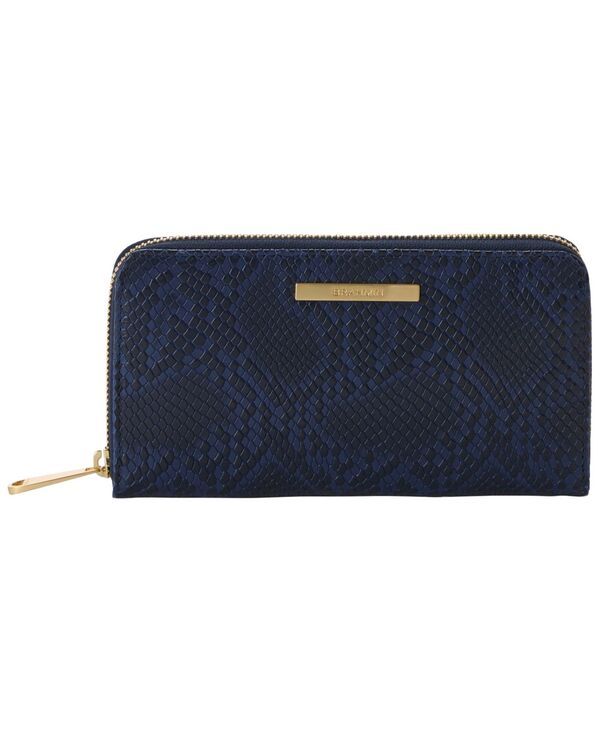 【送料無料】 ブランミン レディース 財布 アクセサリー Suri Zip Around Leather Wallet Navy