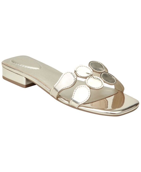 【送料無料】 バンドリーノ レディース スリッポン・ローファー シューズ Womens Mayla Flat SlipOn Sandals Gold Mirror Metallic