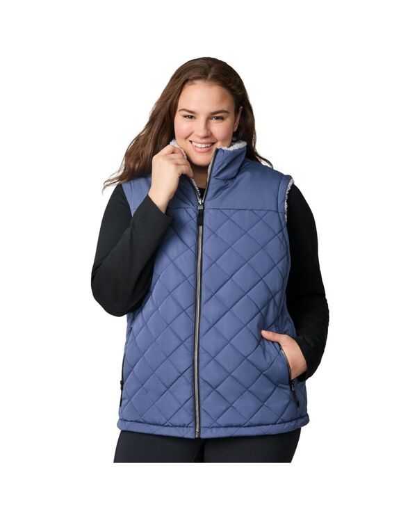 【送料無料】 フリー カントリー レディース ベスト トップス Plus Size Expedition II Stratus Lite Reversible Vest Indigo