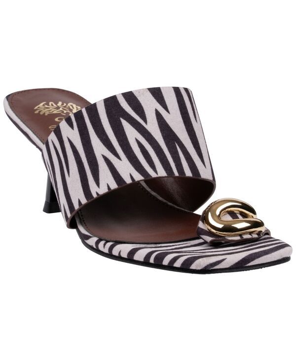 【送料無料】 ジーシーシューズ レディース スリッポン・ローファー シューズ Womens Carmela Toe Ring SlipOn Dress Sandals Zebra