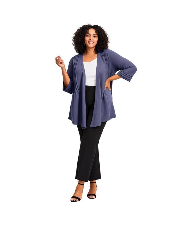 【送料無料】 アベニュー レディース ジャケット・ブルゾン アウター Plus Size Cascade Jacket Deep dusk