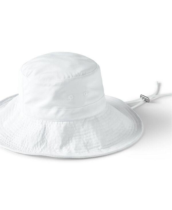 【送料無料】 ランズエンド レディース 帽子 アクセサリー Womens UPF 50 Active Short Brim Sun Hat White