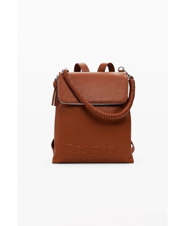 【送料無料】 デジグアル レディース バックパック・リュックサック バッグ Womens Medium 3D logo backpack Camel