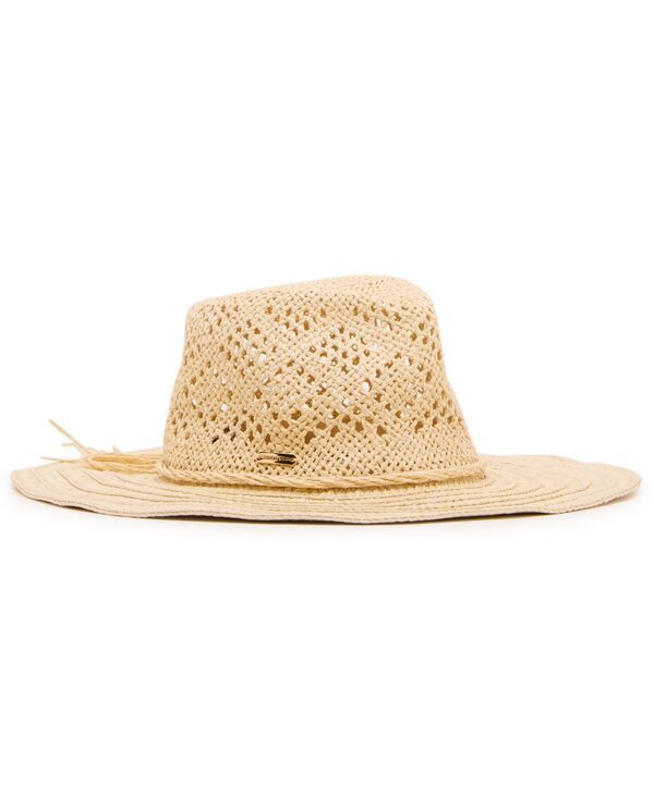 【送料無料】 スティーブ マデン レディース 帽子 アクセサリー Mixed Pattern Western Panama Hat Natural