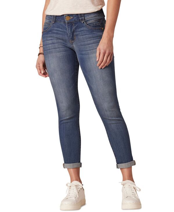 【送料無料】 デモクラシー レディース デニムパンツ ボトムス Petite MidRise Skinny Ankle Jeans Blue 17,375円
