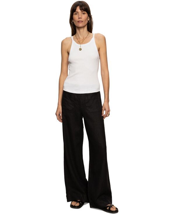 【送料無料】 サンクチュアリー レディース カジュアルパンツ ボトムス Womens The Linen Marine WideLeg Pants Black