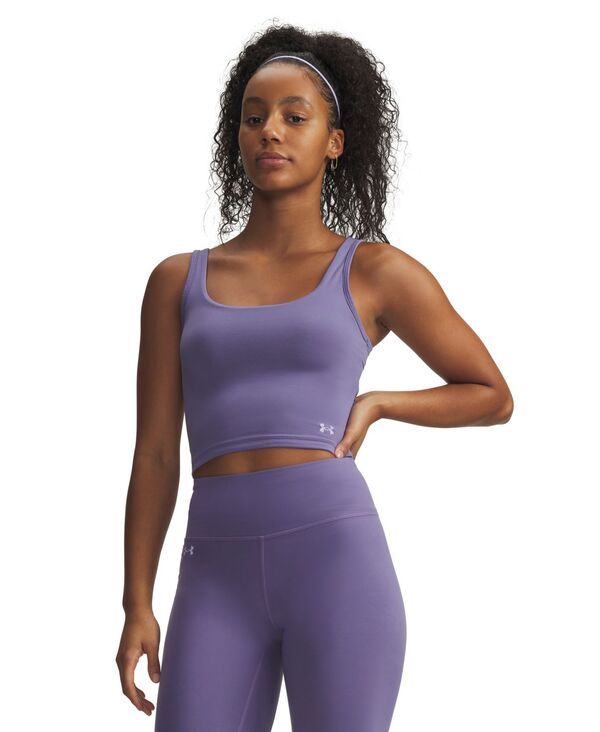 【送料無料】 アンダーアーマー レディース タンクトップ トップス Womens Motion Training Tank Top Purple Luxe Purple Crest