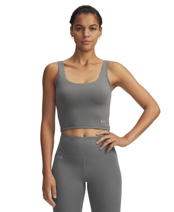 【送料無料】 アンダーアーマー レディース タンクトップ トップス Womens Motion Training Tank Top Clay Green Titanium
