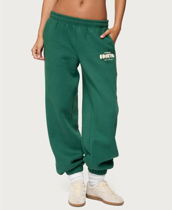 【送料無料】 アディクテッド レディース カジュアルパンツ ボトムス Womens Lounge Edit Sweatpants Green