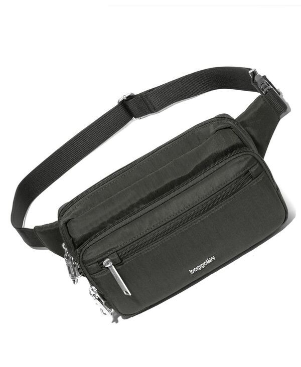 【送料無料】 バッガリーニ レディース ボディバッグ・ウエストポーチ バッグ Securtex AntiTheft Sling Belt Bag Charcoal