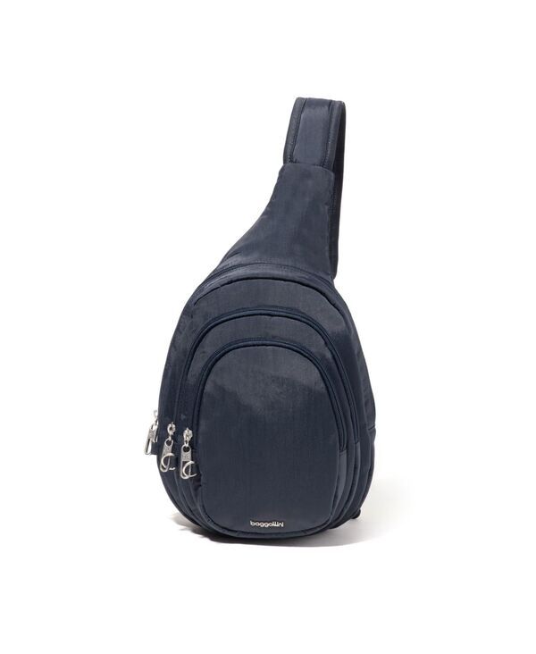 【送料無料】 バッガリーニ レディース ボディバッグ・ウエストポーチ バッグ Securtex AntiTheft Multi Zip Sling Bag French Navy 24,336円