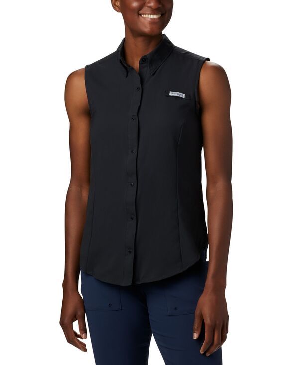 【送料無料】 コロンビア レディース シャツ トップス Womens Tamiami Sleeveless Shirt Black