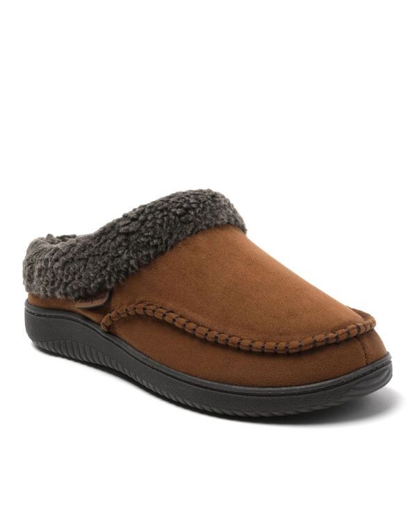 【送料無料】 ディアフォームズ メンズ サンダル シューズ Mens Marshall Microsuede Moccasin Toe Clog House Shoe Slipper Chestnut