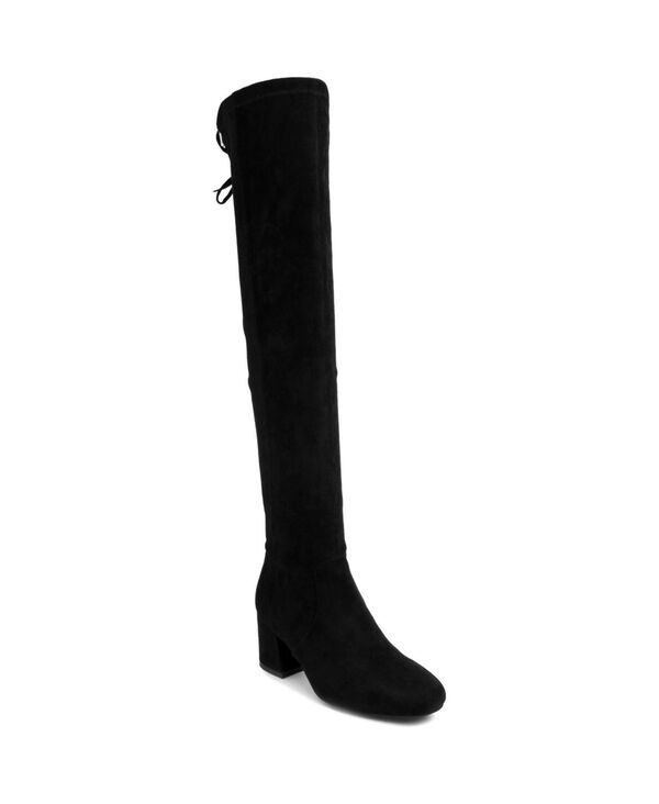 【送料無料】 シュガー レディース ブーツ・レインブーツ シューズ Womens Ollie Over The Knee High Calf Boots Black