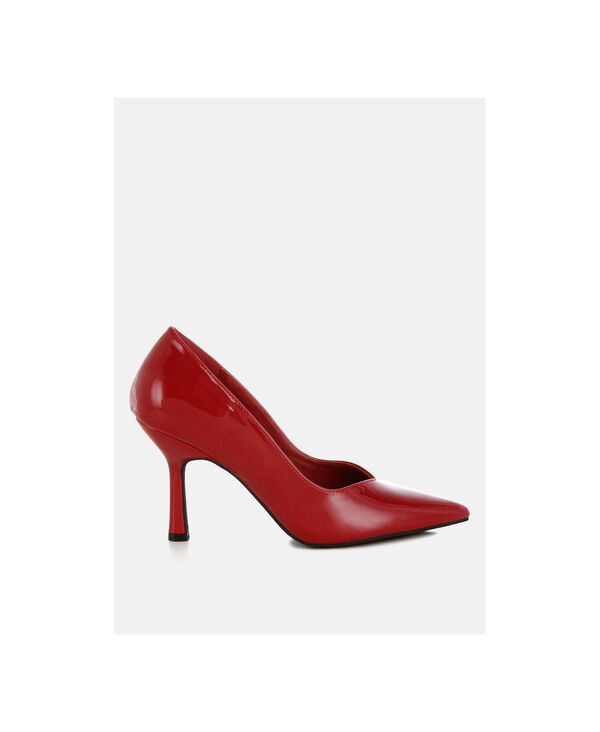 【送料無料】 ロンドンラグ レディース パンプス シューズ Womens Rarity Point Toe Stiletto Heeled Pumps Red