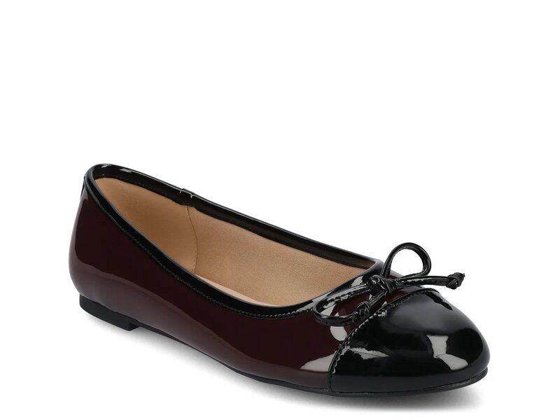 ジャーニー レディース シューズ パンプス Journee Kaiah Ballet Flat Oxblood オックスブラッド