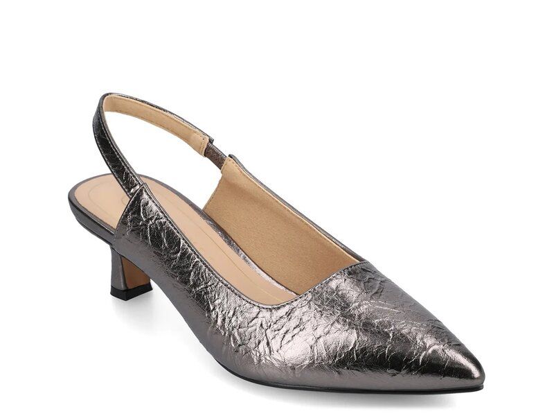 ジャーニー レディース シューズ パンプス Journee Paulina Pump Pewter Metallic ピューター