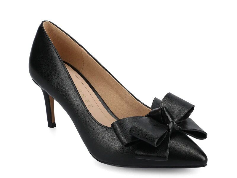ジャーニー レディース シューズ パンプス Journee Crystol Pump Black Synthetic ブラック