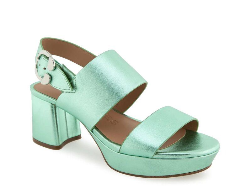 エアロソールズ レディース シューズ サンダル プラットフォーム Aerosoles Camera Platform Sandal Dark Green グリーン