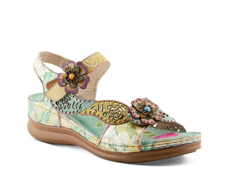ラリティステ レディース シューズ サンダル LArtiste Script Sandal Mint Green グリーン