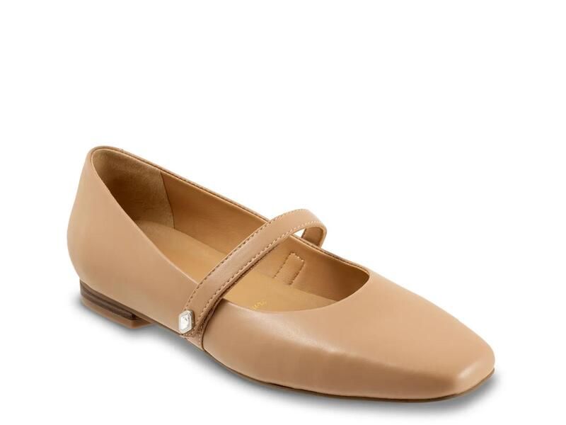 トロッターズ レディース シューズ パンプス Trotters Hazel Mary Jane Flat Beige ベージュ