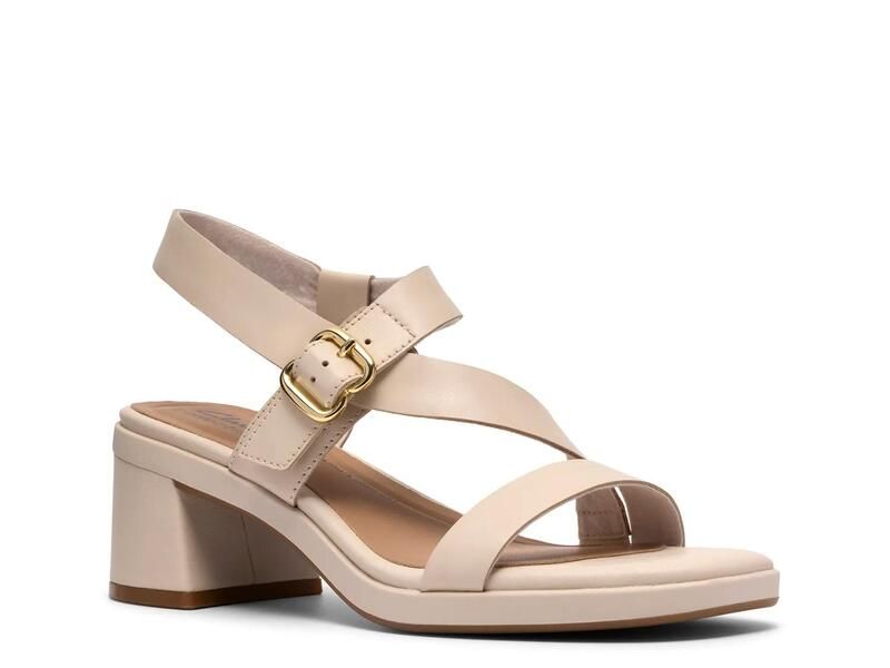 クラークス レディース シューズ サンダル Clarks Jaylan Sol Sandal Off White オフホワイト