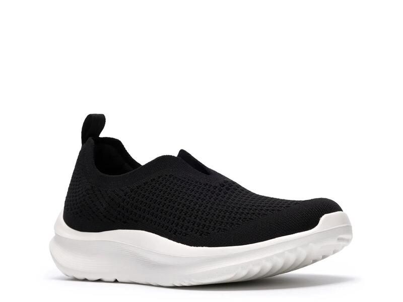 クラークス レディース シューズ スリッポン・ローファー スニーカー ニット Clarksolevana Knit SlipOn Sneaker Black ブラック