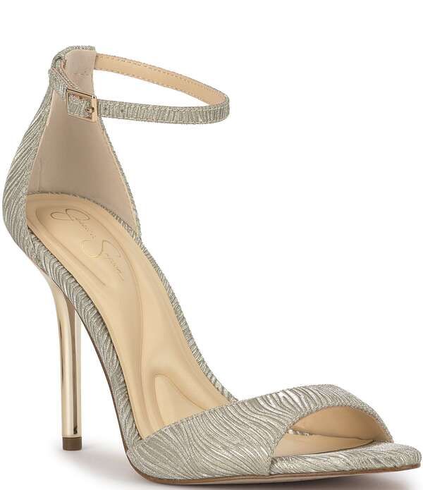 ジェシカシンプソン レディース シューズ サンダル ラップワンピース トール アンクル Jessica Simpsonelira Metallic Ankle Wrap Dressandals Light Gold ゴールド