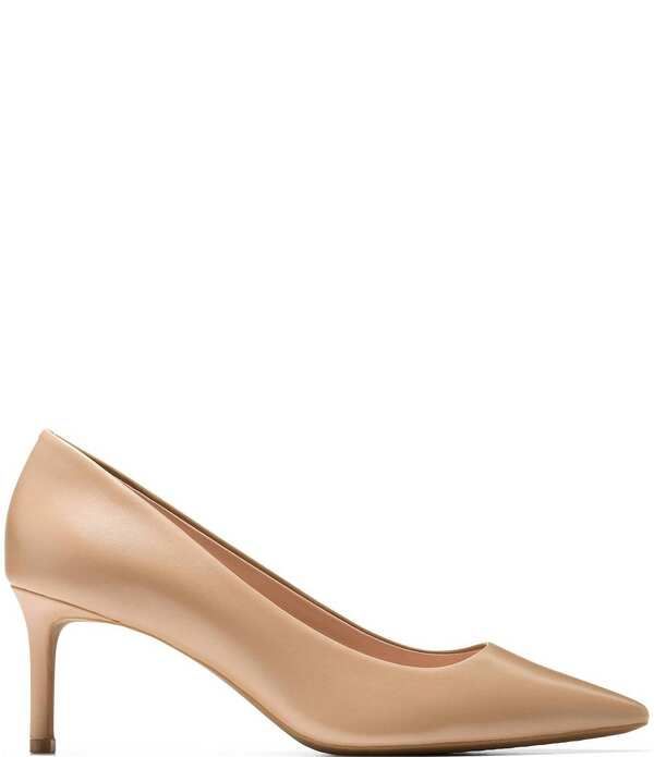 コールハーン レディース シューズ ヒール レザー Cole Haan GoTo Janey Leather Dress Pumps Tuscan Sand サンド