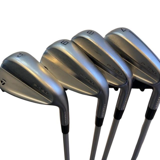 【中古】 テーラーメイド Taylor Made P・790(2023) 5S アイアンセット IR 純正特注シャフト (フレックスR) メンズ 男性用 右利き 右用 Cランク ゴルフクラブ