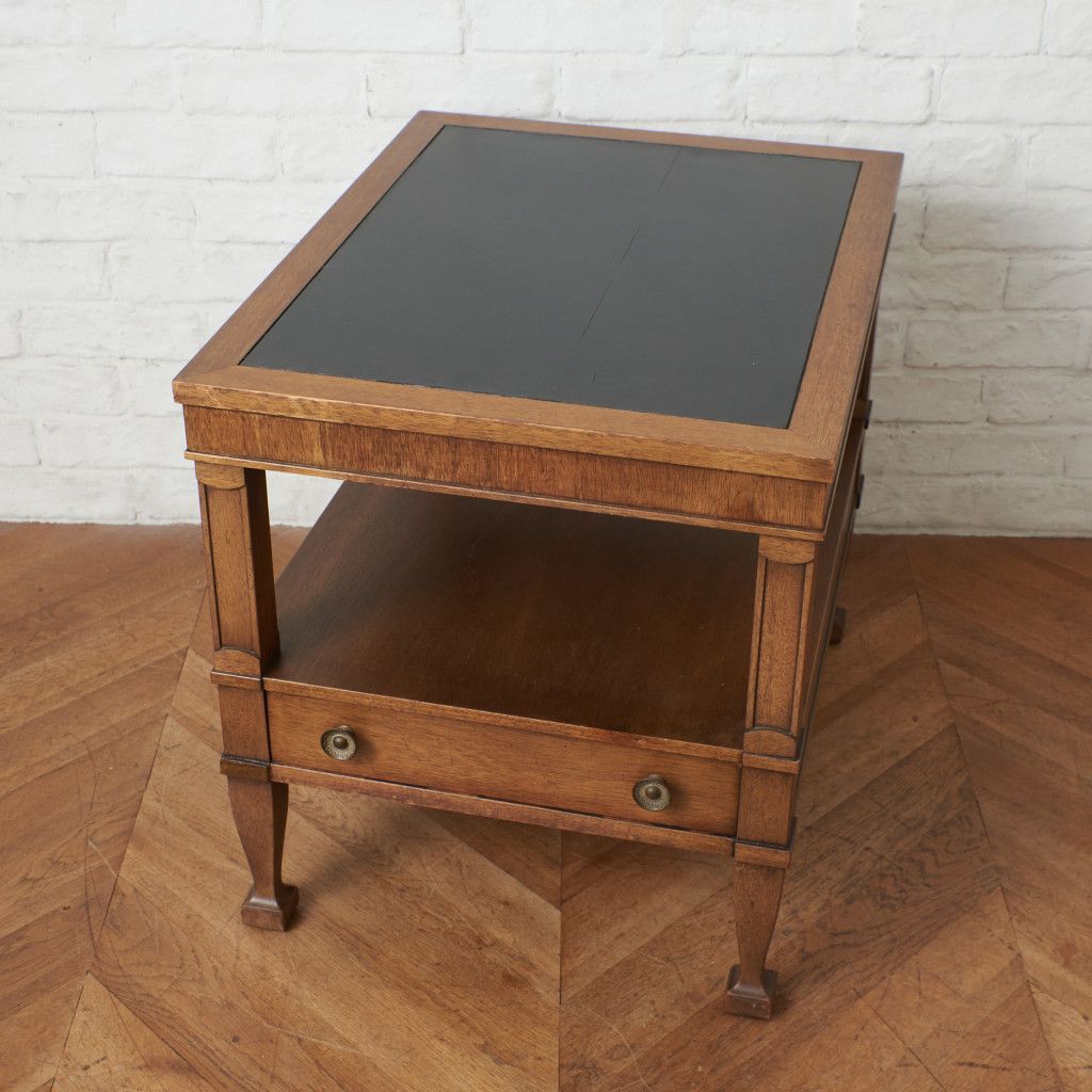 定価22万 Drexel Heritage エンドテーブル トライユン 引き出し付 サイドテーブル ナイトテーブル クラシック TRIUNE ドレクセル 76241
