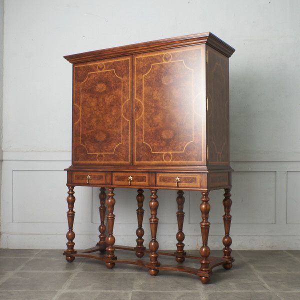 【送料別】参考定220万 THEODORE ALEXANDER 最高級 ALTHORP カクテルキャビネット サイドボード クラシック セオドア アレキサンダー 鍵付 76614