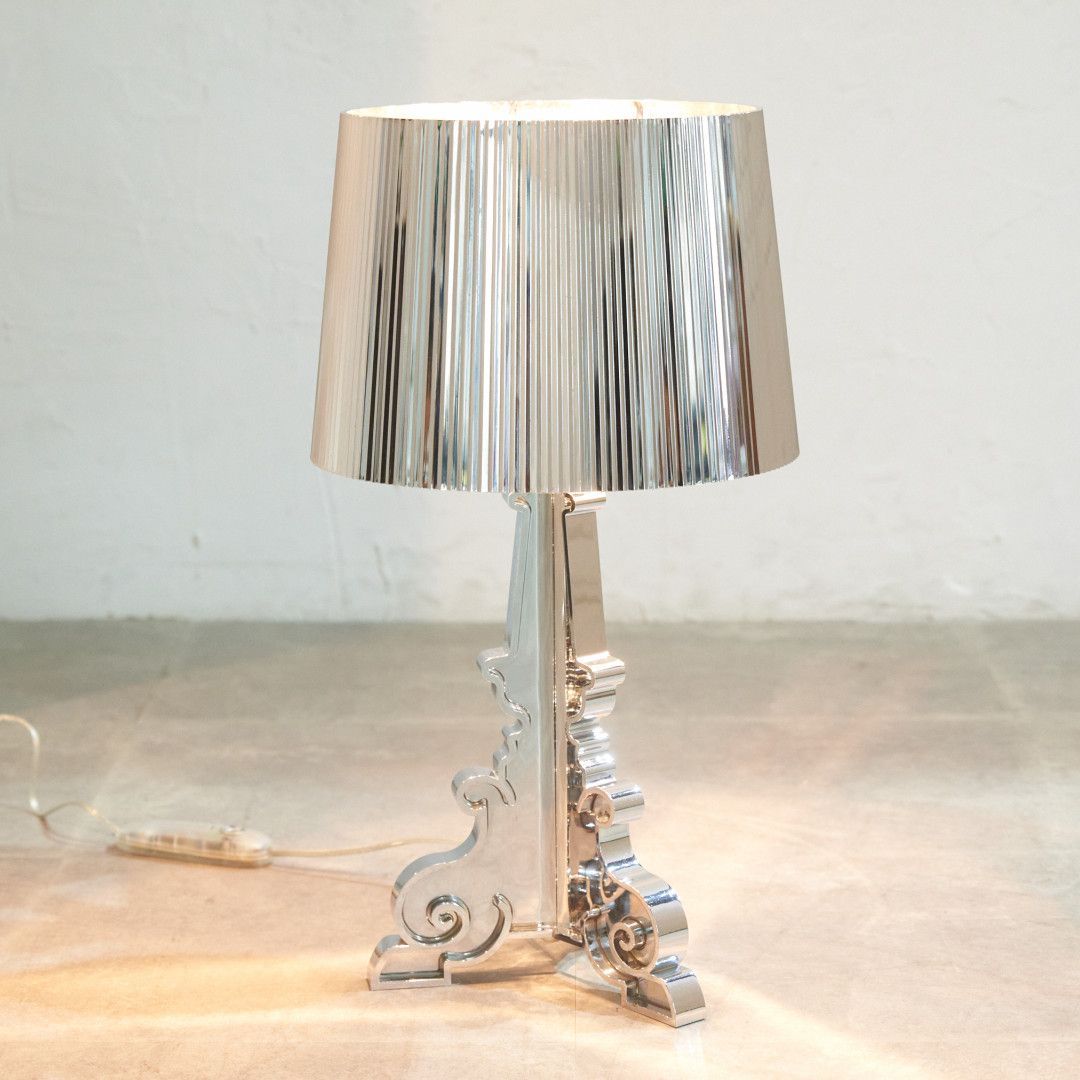 カルテル Bourgie テーブルランプ シルバーカラー 卓上照明 間接照明 Kartell ブルジー デスクランプ バロック デザイナーズ 88284