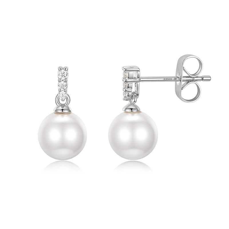 【新品】 immobird パール ピアス レディース 人気 結婚式 金属アレルギー対応 シルバー925 ピアス 揺れる 真珠 ジュエリー 5Aジルコニア アクセサリー 誕生日 デート 記念日 母の日 プレゼント 母の日 ギフト 入学式 卒業式 冠婚葬祭 0