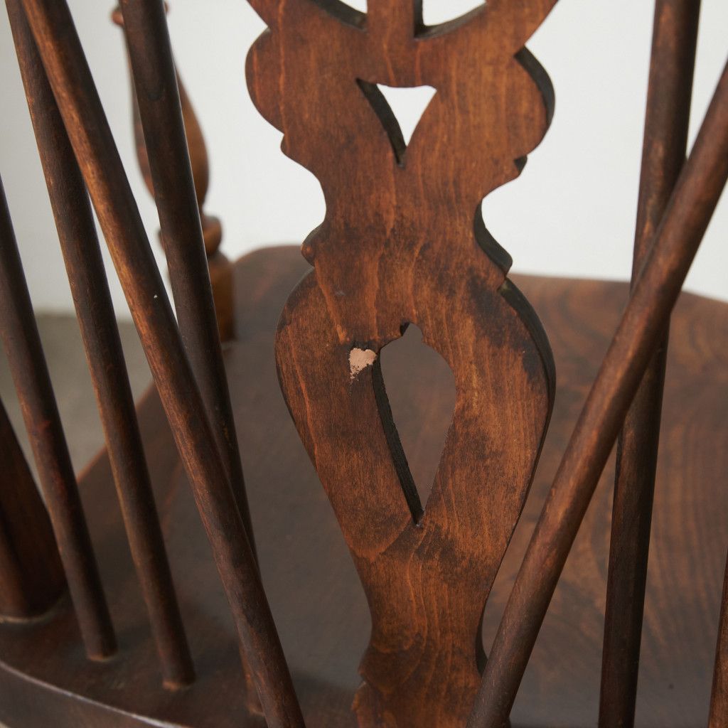 アンティーク chair wood ホイールバックチェア-antique 英国