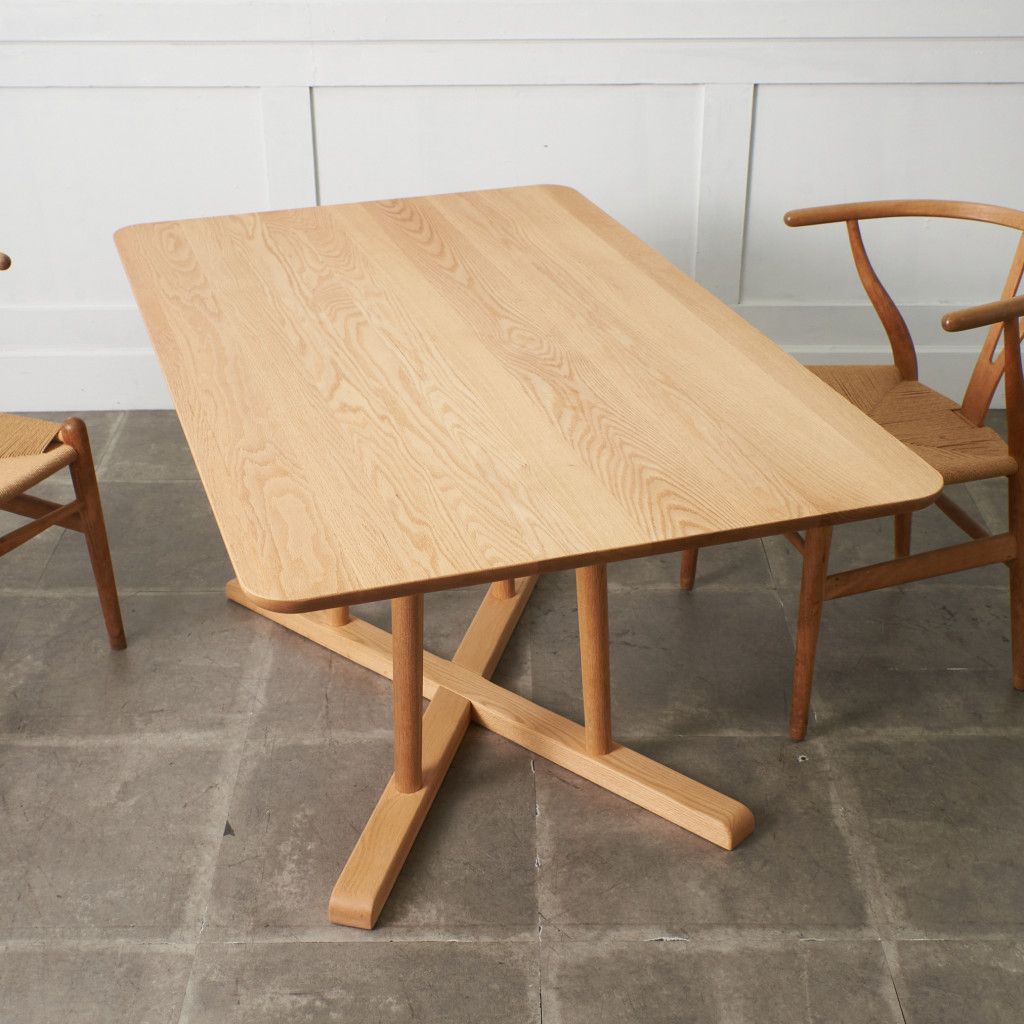 アクタス THYME ダイニングテーブル オーク 無垢材 H65cm 食卓 リビングテーブル 机 北欧 モダン スタイル 木製 ACTUS タイム 90246