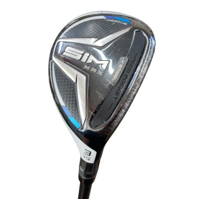 【中古】 テーラーメイド SIM MAX U3 ユーティリティ UT リシャフト (フレックスその他) メンズ 男性用 右利き 右用 Cランク ゴルフクラブ